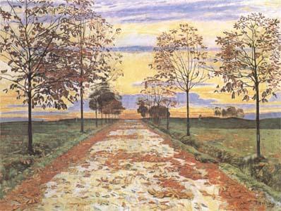 Ferdinand Hodler Autumn Evening (mk09)